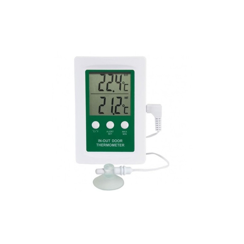 Hou op Banyan Geneeskunde Binnen - buiten digitale thermometer met alarm